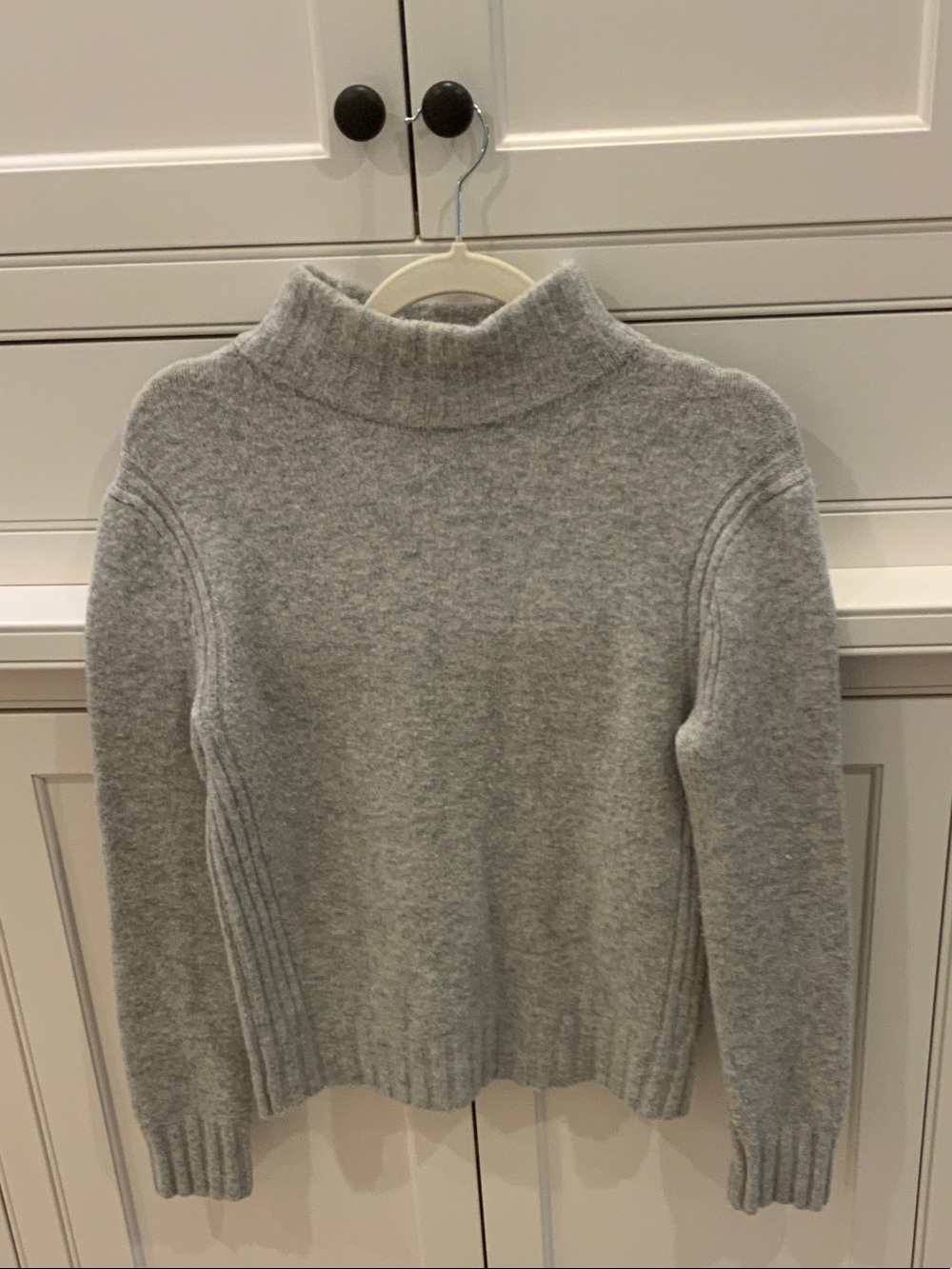 J. Crew Light Gray Turtleneck Sweater